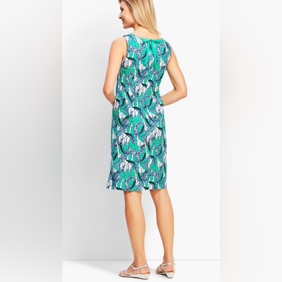 Talbots size 2 pieties giraffe print dress - Picture 2 of 5